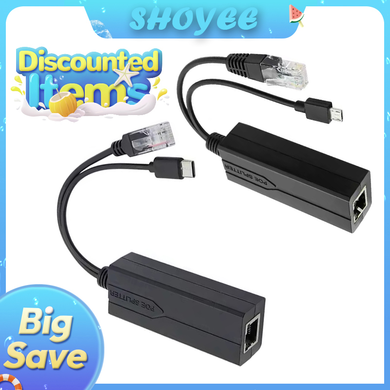Power Over Ethernet - POE Splitter 48V to 5V Micro