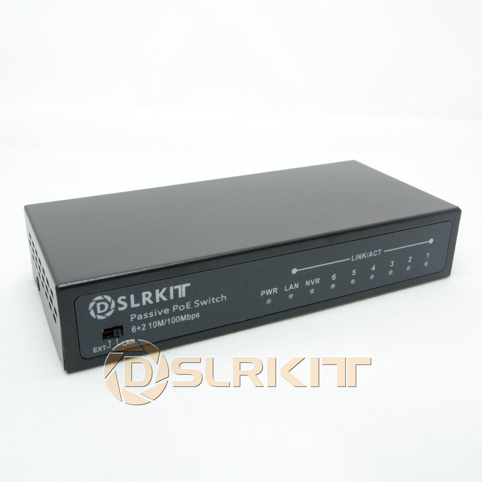 Ethernet Switch 8 Port - DSLRKIT 250M 8 Ports 6 PoE