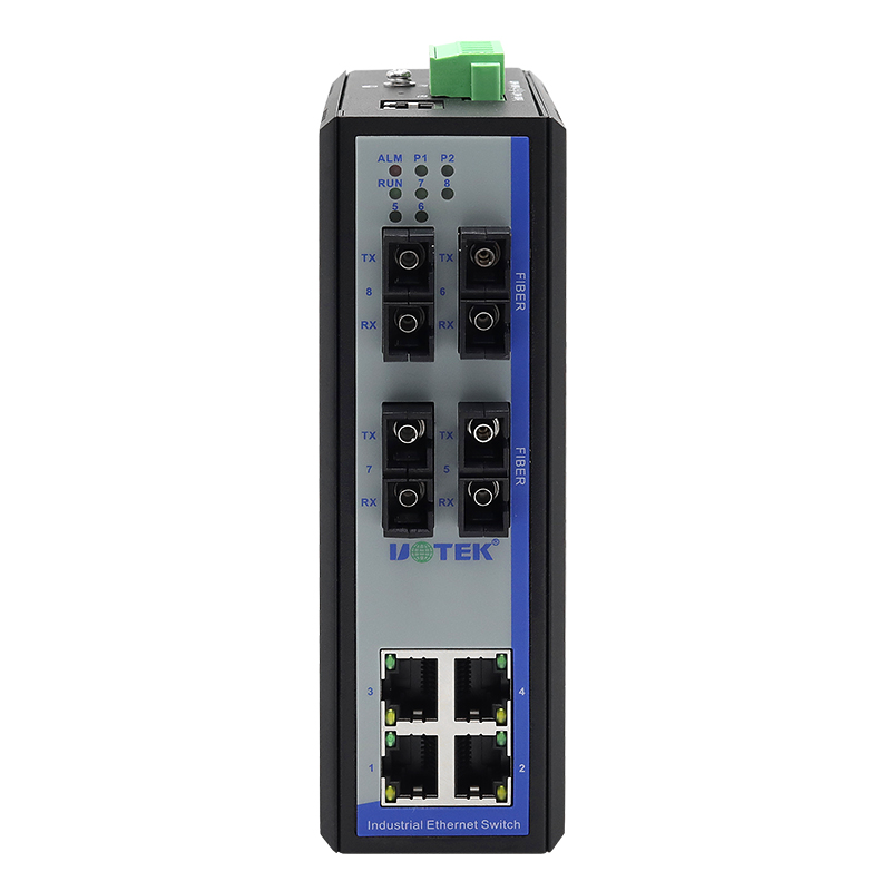 Ethernet Switch 8 Port - UOTEK 100M 8 Ports Managed Ethernet
