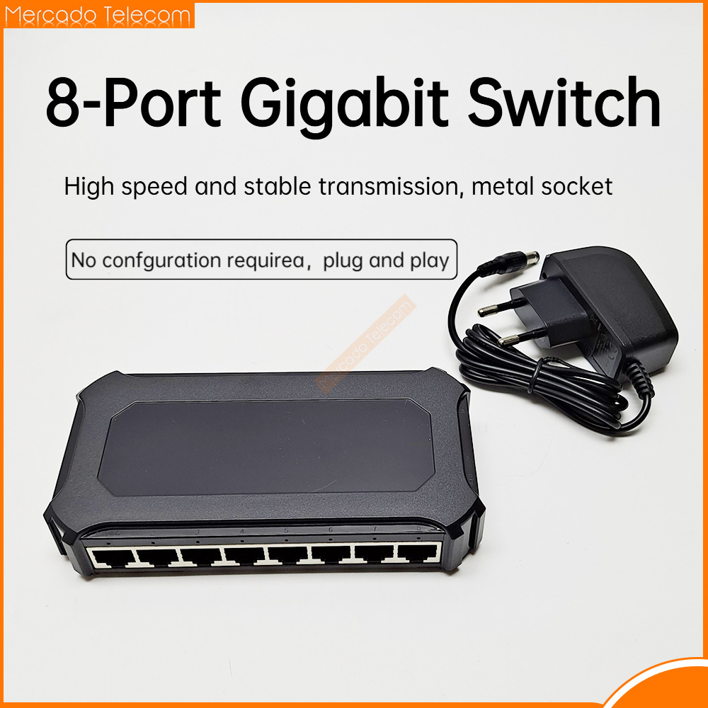 Ethernet Switch 8 Port - 8 Port Gigabit Switch Ethernet Switch
