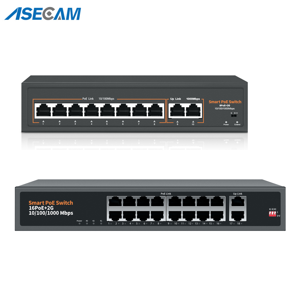 48V-52V POE POE Switch 8/16 Po - Ethernet Switch 8 Port review and price