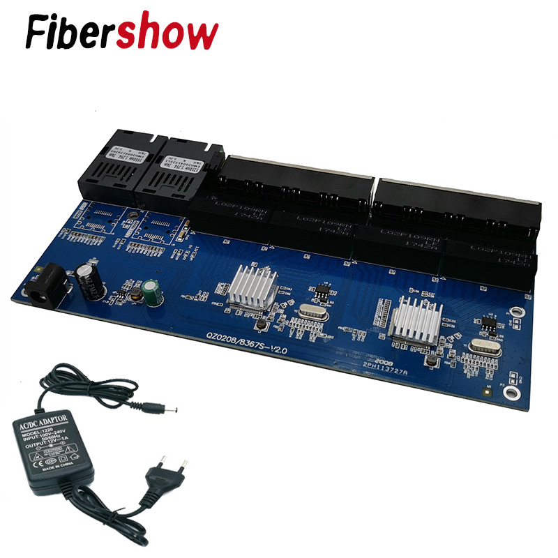 Gigabit Ethernet switch Fiber  - Ethernet Switch 8 Port review and price