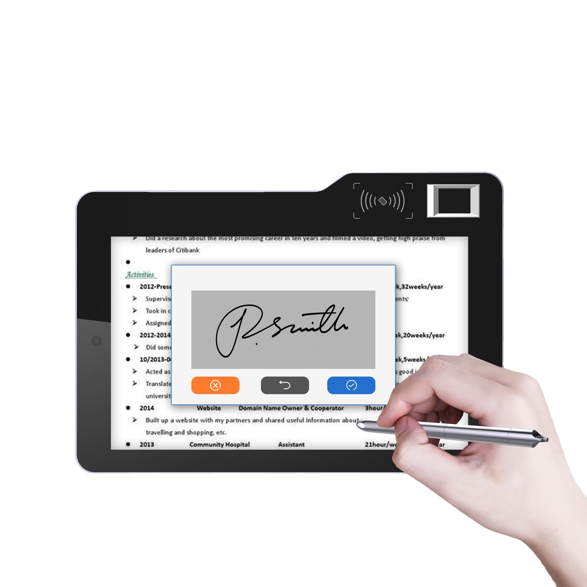 MT610 10.1 Inch Android Tablet - Digital Signature Pad review and price