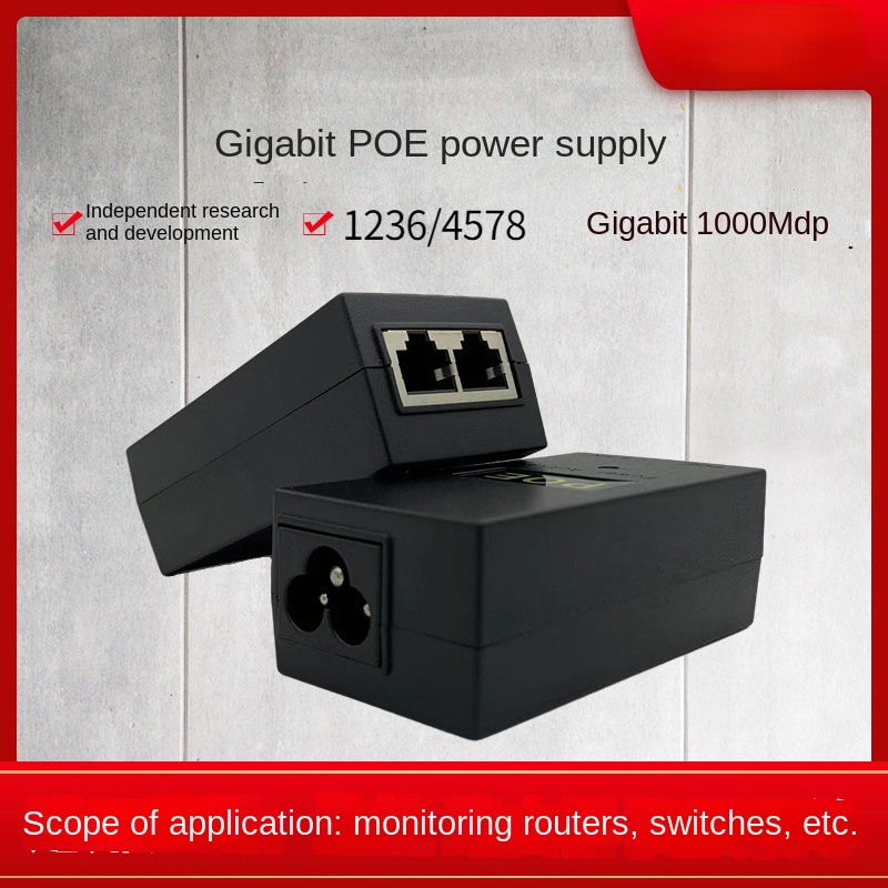 POE Gigabit Power 48V0.5A/24V  - Power Over Ethernet review and price