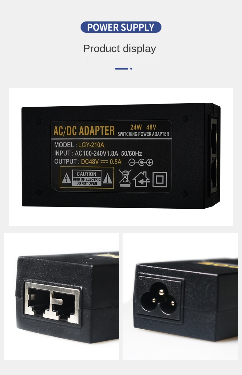 POE Gigabit Power 48V0.5A/24V  - Power Over Ethernet review and price