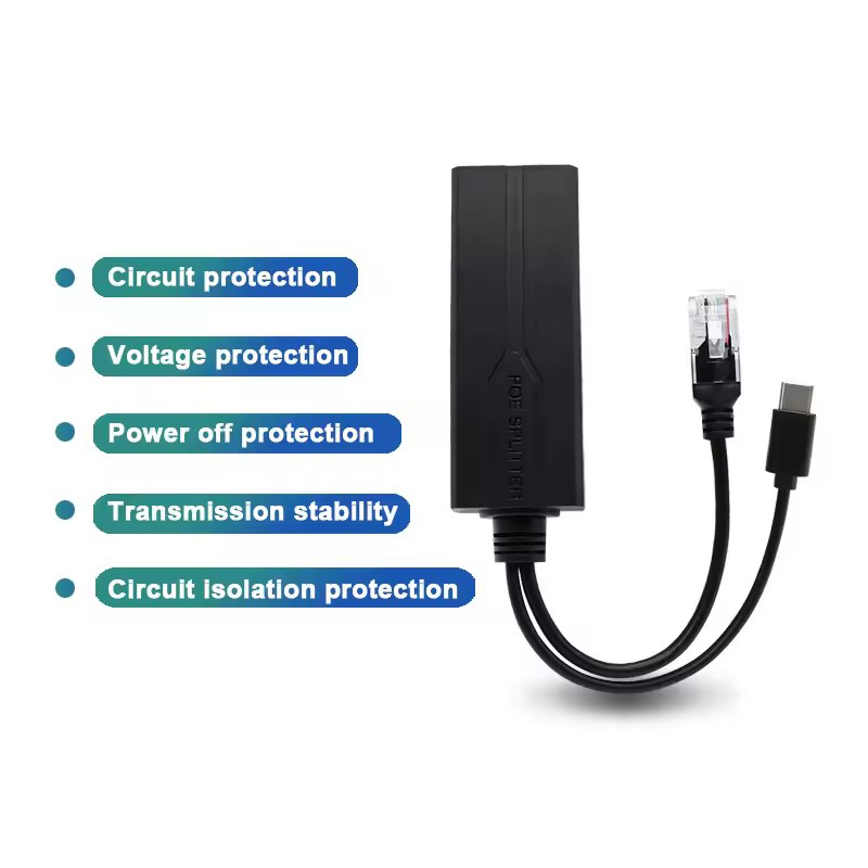 POE Splitter 48V to 5V Micro U - Power Over Ethernet review and price