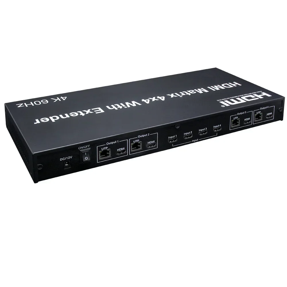 4K 60Hz 4X4 Matrix HDMI2.0 4x4 - Ethernet Switch 8 Port review and price
