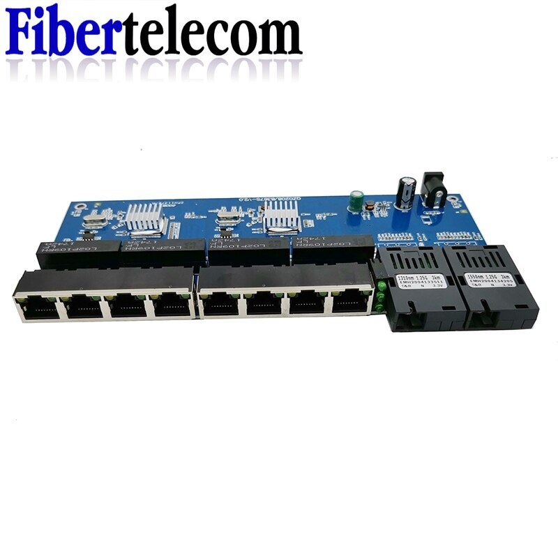 Reverse PoE Switch 8 RJ45 2 SC - Ethernet Switch 8 Port review and price