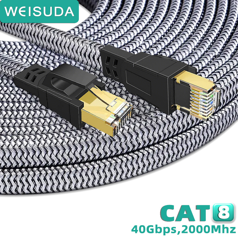 CAT 8 Ethernet Cable 40Gbps 20 - Power Over Ethernet review and price